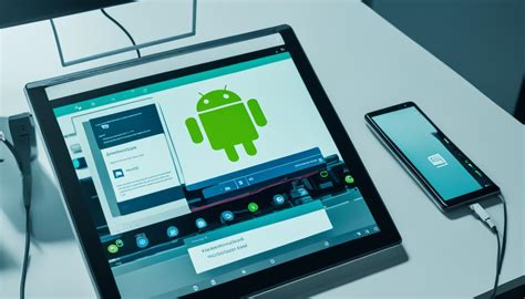 Wizualizacja interfejsu aplikacji AutosetApp na tablecie