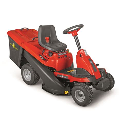 Widok ogólny kosiarki samojezdnej WOLF-Garten Expert Scooter Pro na trawniku