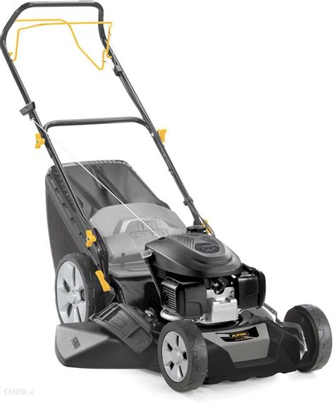 Szczegół ergonomicznej regulowanej rękojeści kosiarki