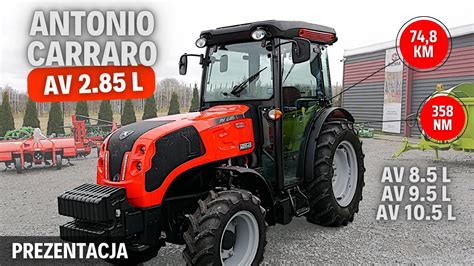 Zestawienie techniczne nowoczesnego ciągnika górskiego Antonio Carraro z napędem na cztery koła