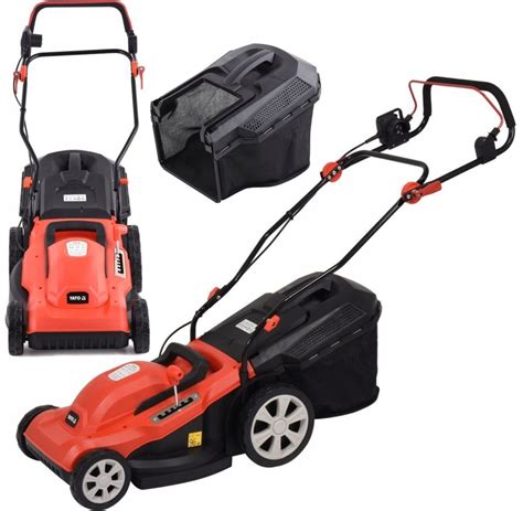 kosiarka elektryczna sieciowa z widocznym kablem