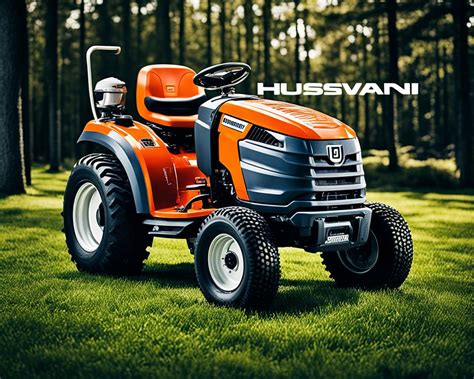 Widok ogólny traktorka Husqvarna z operatorem, prezentujący jego ergonomię i kompaktowe wymiary