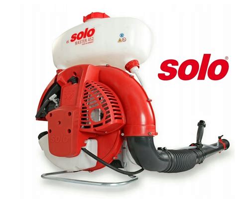 Opryskiwacz spalinowy Solo w akcji na polu uprawnym