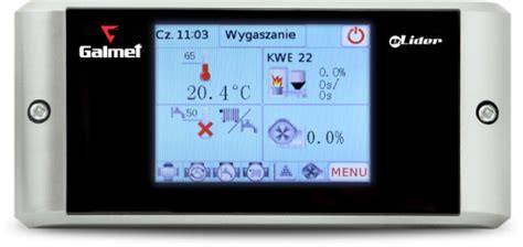 Panel sterowania siewnika pneumatycznego z wyświetlaczem dotykowym