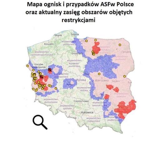 Mapa z oznaczeniem dróg objętych ograniczeniami tonażowymi i sugerowanymi trasami objazdów