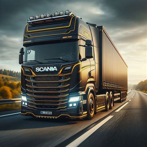 Ciężarówka Scania serii 4 w konfiguracji 6x4
