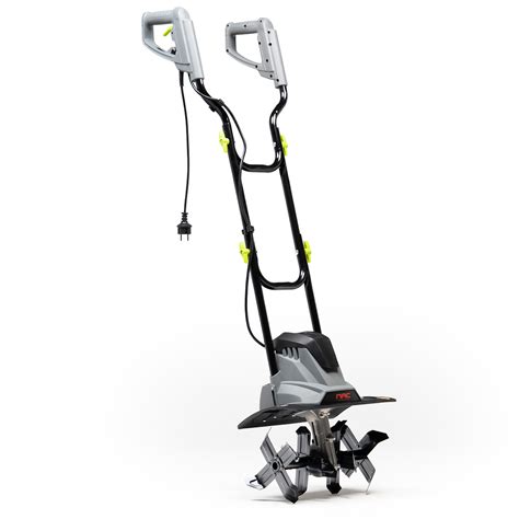 The NAC TIE150-S electric tiller in action, preparing soil