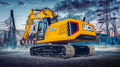 Thematic photo of a powerful JCB tracked excavator (e.g., 220X) on a construction site