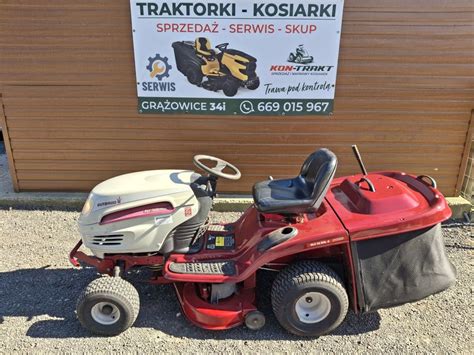 Traktorek kosiarka Gutbrod w akcji