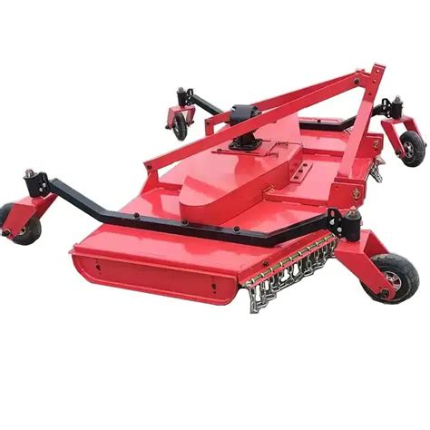 Photo of a modern tractor-mounted rotary mower