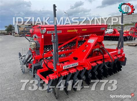 Agregat uprawowo-siewny Euromasz 3m w polu