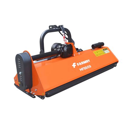 Diagram illustrating the hydraulic side shift mechanism of a flail mower