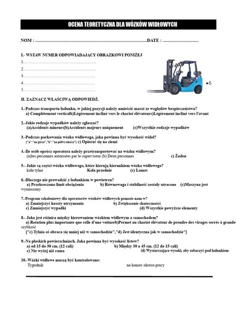 infografika przedstawiająca proces zdobywania uprawnień na wózek widłowy (część teoretyczna, praktyczna i egzamin UDT)