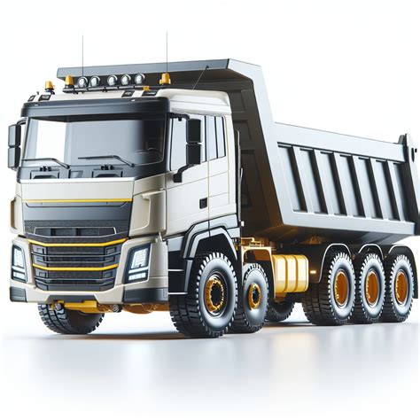 Wywrotka transportująca materiały budowlane