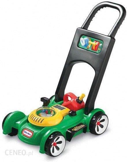 Zabawkowa kosiarka Little Tikes z wirującymi kulkami i uchwytem startera