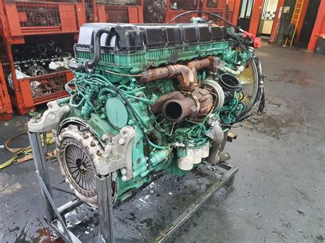 Engine diagram or cutaway of a Volvo D12 engine