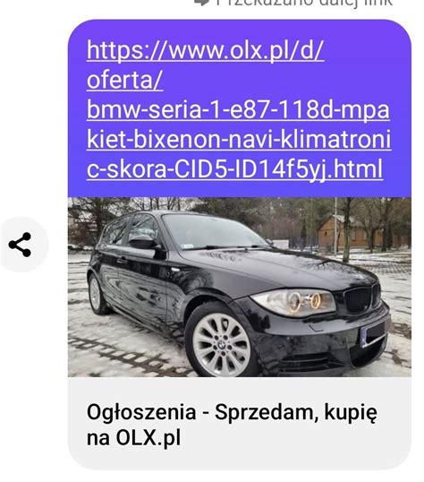 Zrzut ekranu przedstawiający przykładowe ogłoszenia ładowarek JCB z OLX z widocznymi cenami i datami