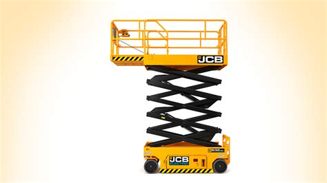 Podnośnik nożycowy JCB w pracy