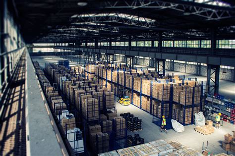 Zdjęcie przedstawiające magazyn lub centrum logistyczne firmy Kramp