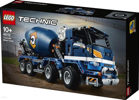 Zestaw LEGO Technic Betoniarka 42112 wraz z elementami konstrukcyjnymi i akcesoriami