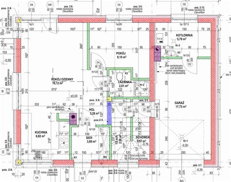 schemat techniczny różnych typów ramion ssawnych