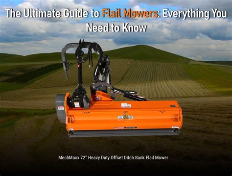 Infographic comparing flail mowers and rotary mowers for quads