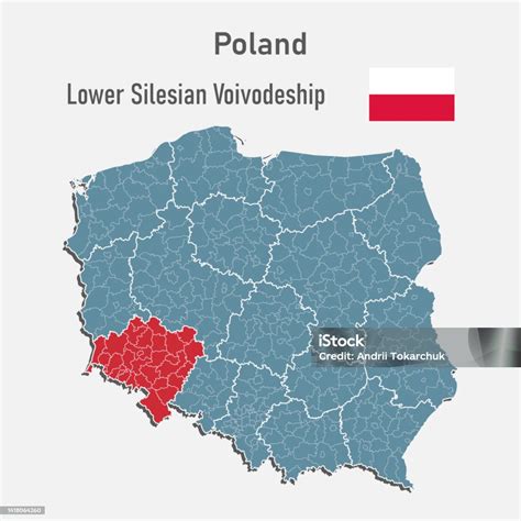 Geographic map highlighting key towns and cities within the Lower Silesian Voivodeship where JCB listings are available