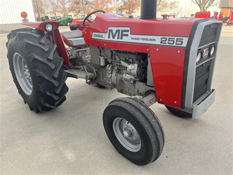 The Massey Ferguson 255 tractor working in a field