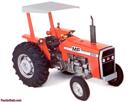 Massey Ferguson 255 tractor from the side
