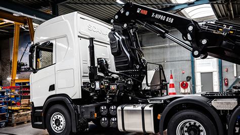 Schemat montażu ramy pomocniczej Hiab FrameWorks