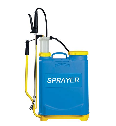 Thematic photo of a large capacity backpack sprayer in action on a farm