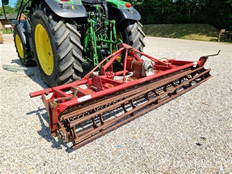 Thematic photo of a Lely power harrow working in a field