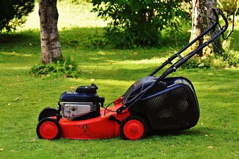 Thematic photo of an AL-KO petrol mower in use on a lawn