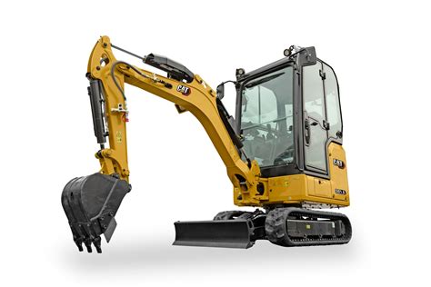 Ilustracja punktów serwisowych minikoparki Caterpillar