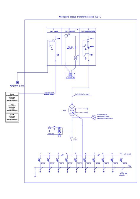 Schemat ideowy podłączenia stacyjki z wykorzystaniem solenoidu dla ochrony przed przeciążeniem