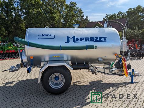Tabela porównawcza modeli wozów asenizacyjnych Meprozet (Mini, Midi, Maxi)