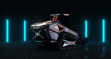Wizualizacja koncepcyjnej maszyny Bobcat RogueX3