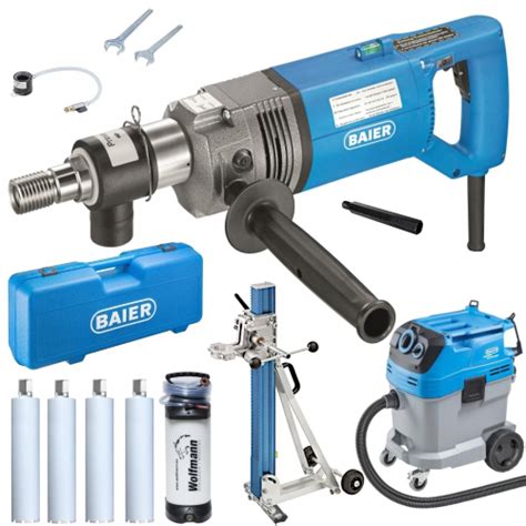 Wiertnica diamentowa Baier BDB 825 w akcji