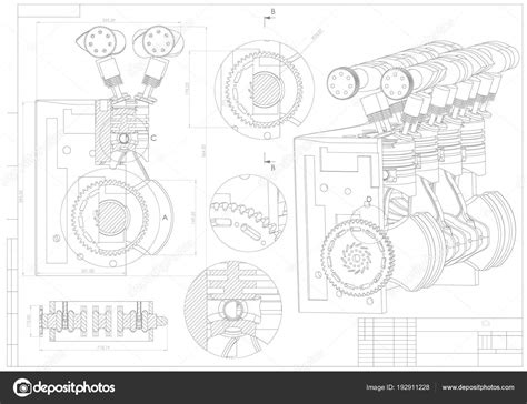 Technical drawing of Belarus 820 engine or drivetrain