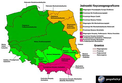 Mapa Polski z zaznaczonymi regionami, w których występują ogłoszenia maszyn rolniczych