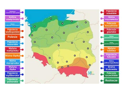 Mapa Argentyny z zaznaczonymi regionami rolniczymi