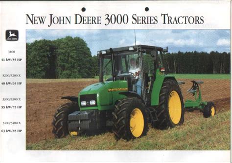 Photo of a John Deere 3000 series tractor