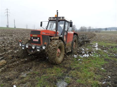 Zetor 16145 tractor working in a field