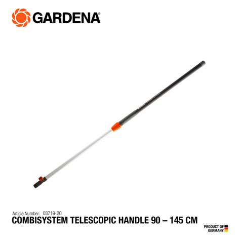 Schematic diagram of the GARDENA combisystem tool connection to the handle
