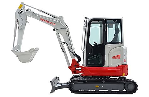 Minikoparka Takeuchi TB 216 pracująca na placu budowy