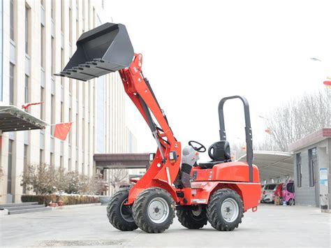 Thematic photo of a mini loader working in a confined space