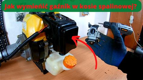 schemat budowy gaźnika w kosie spalinowej
