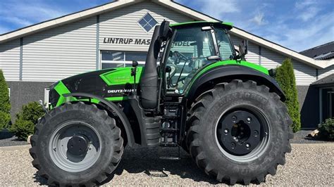 Photo of the Deutz-Fahr Warrior edition tractor, highlighting unique features