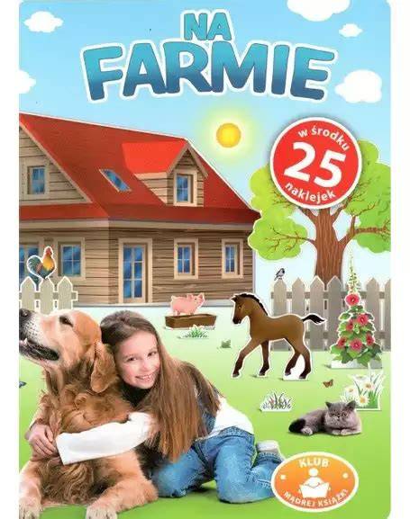 ilustracja przedstawiająca traktorek Florek i jego przyjaciela Gustawa na wiejskiej farmie
