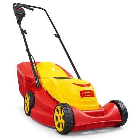 The Wolf Garten A 400 E electric lawnmower for an overview